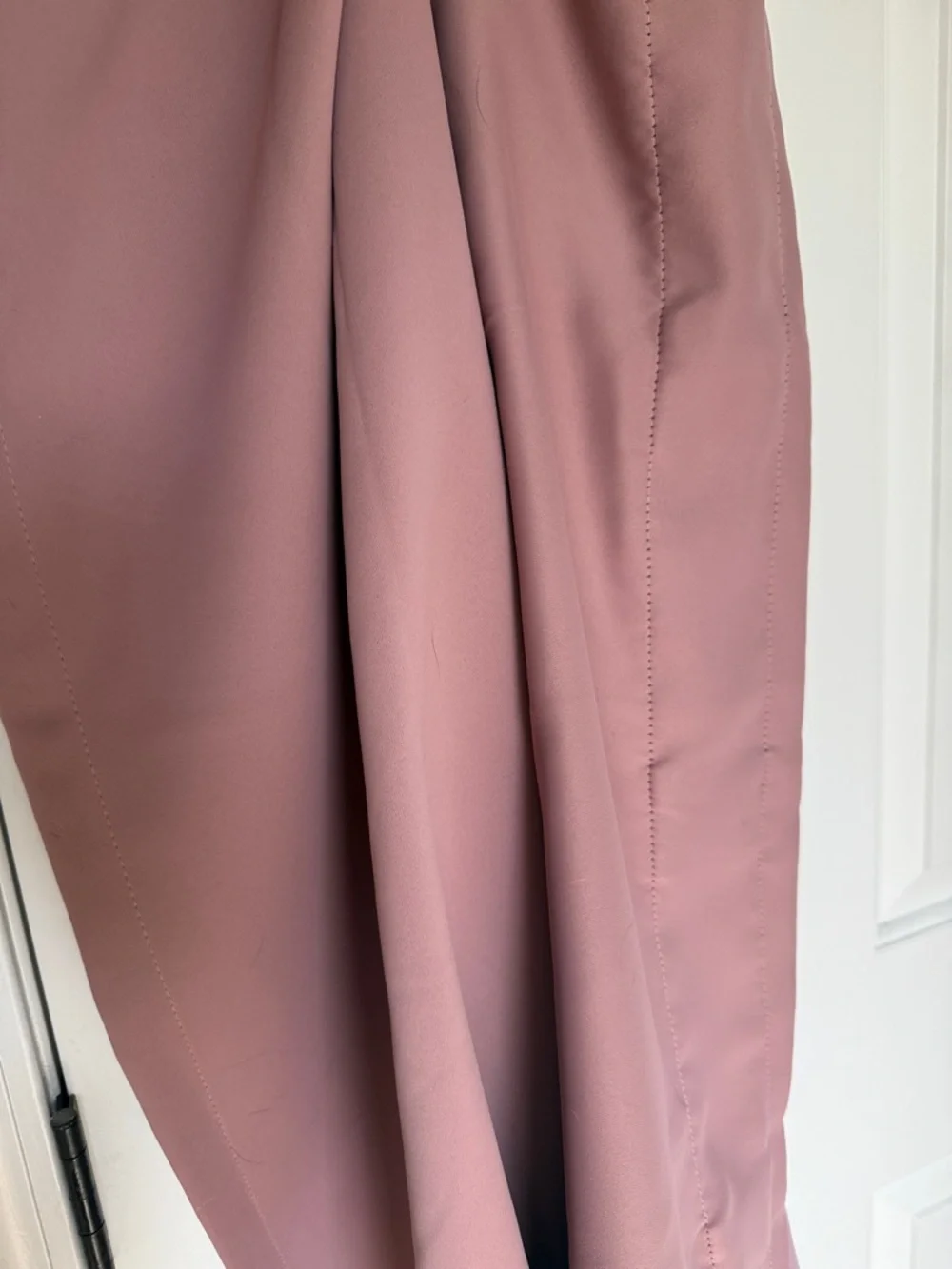 Pink Blackout Curtains, Two Panels
